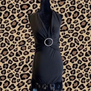 halter mini dress 🖤🪩